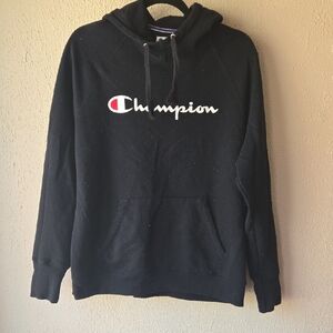 Champion Black Pullover Hoodie